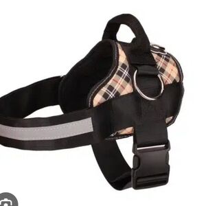 Pug Life Dog Harness with Black Straps